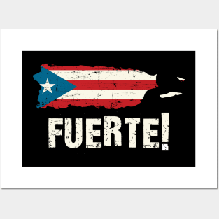 Fuerte' Puerto Reco Map Posters and Art